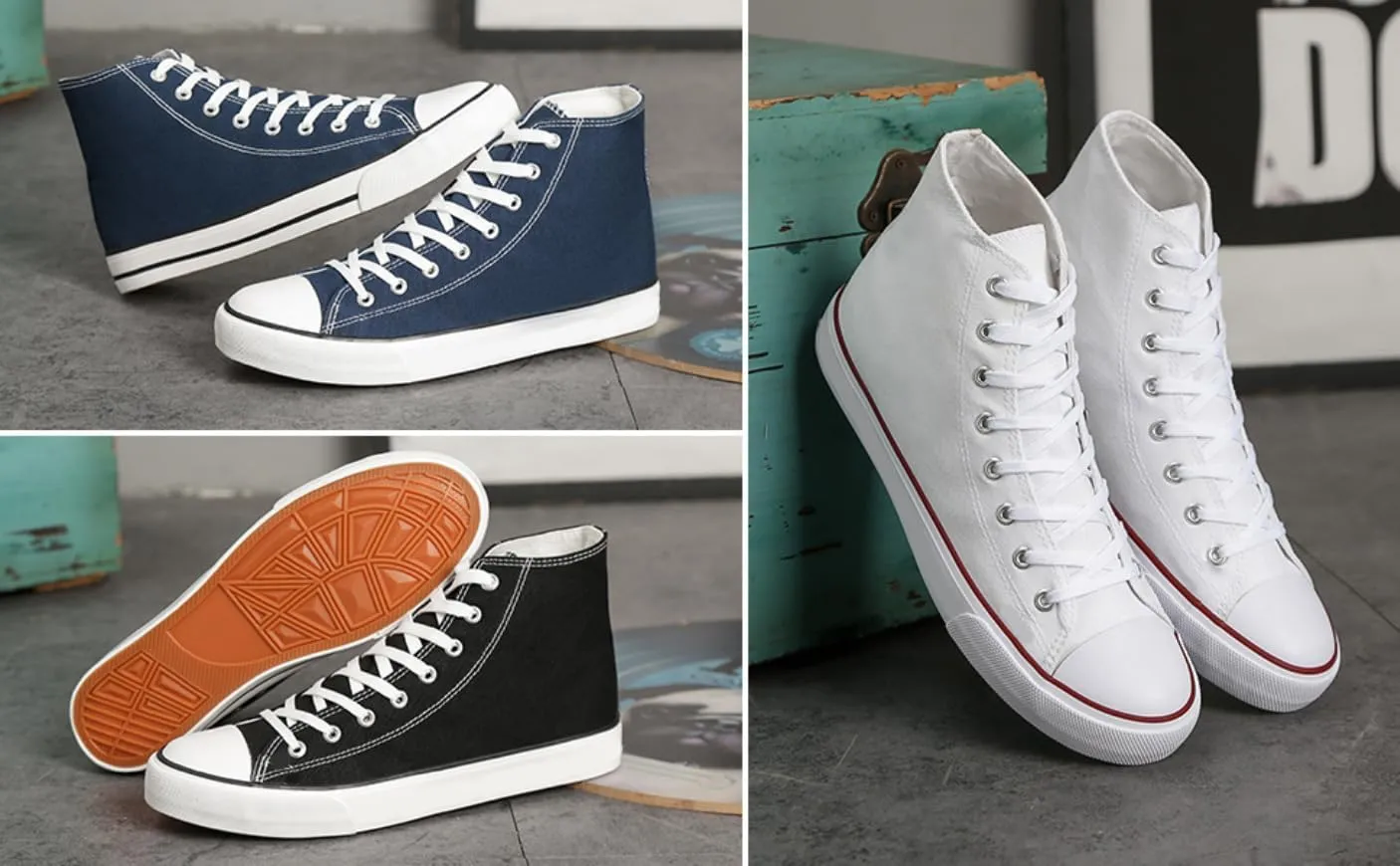 Women's Men's High Top Canvas Shoes Low Anti Cloth Shoes Platform Sneakers Lace Up Walking Shoes Running Shoes Lace Up Casual Shoes Time Slip On Shoes