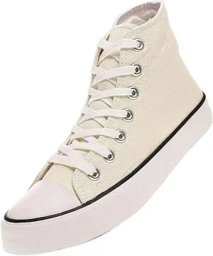 Women's Men's High Top Canvas Shoes Low Anti Cloth Shoes Platform Sneakers Lace Up Walking Shoes Running Shoes Lace Up Casual Shoes Time Slip On Shoes