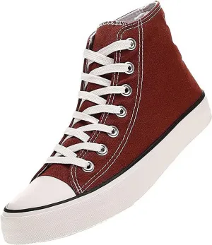 Women's Men's High Top Canvas Shoes Low Anti Cloth Shoes Platform Sneakers Lace Up Walking Shoes Running Shoes Lace Up Casual Shoes Time Slip On Shoes