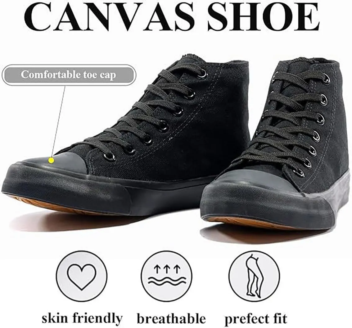 Women's Men's High Top Canvas Shoes Low Anti Cloth Shoes Platform Sneakers Lace Up Walking Shoes Running Shoes Lace Up Casual Shoes Time Slip On Shoes