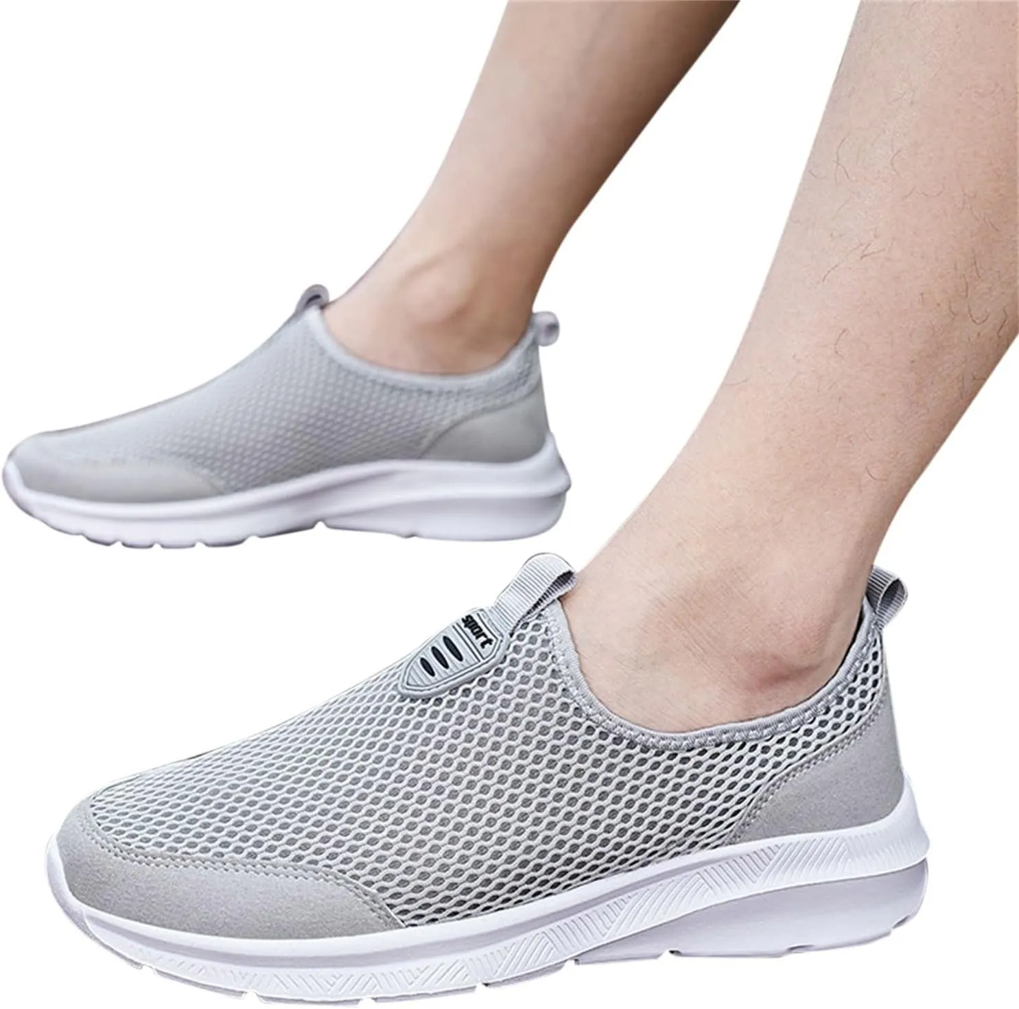 Womens Non Slip Work Shoes Slip On Water Resistant Walking Shoes Women Arch Support Dressy Casual Shoes Chunky Sneakers Red Tennis Shoe Loafers Shoe