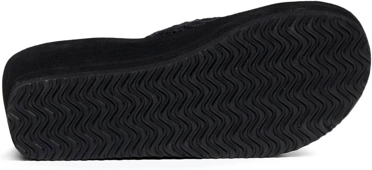 Womens Platform Flip Flops Arch Support Wedge Sandal Soft Cushion Beach Thong Sandals