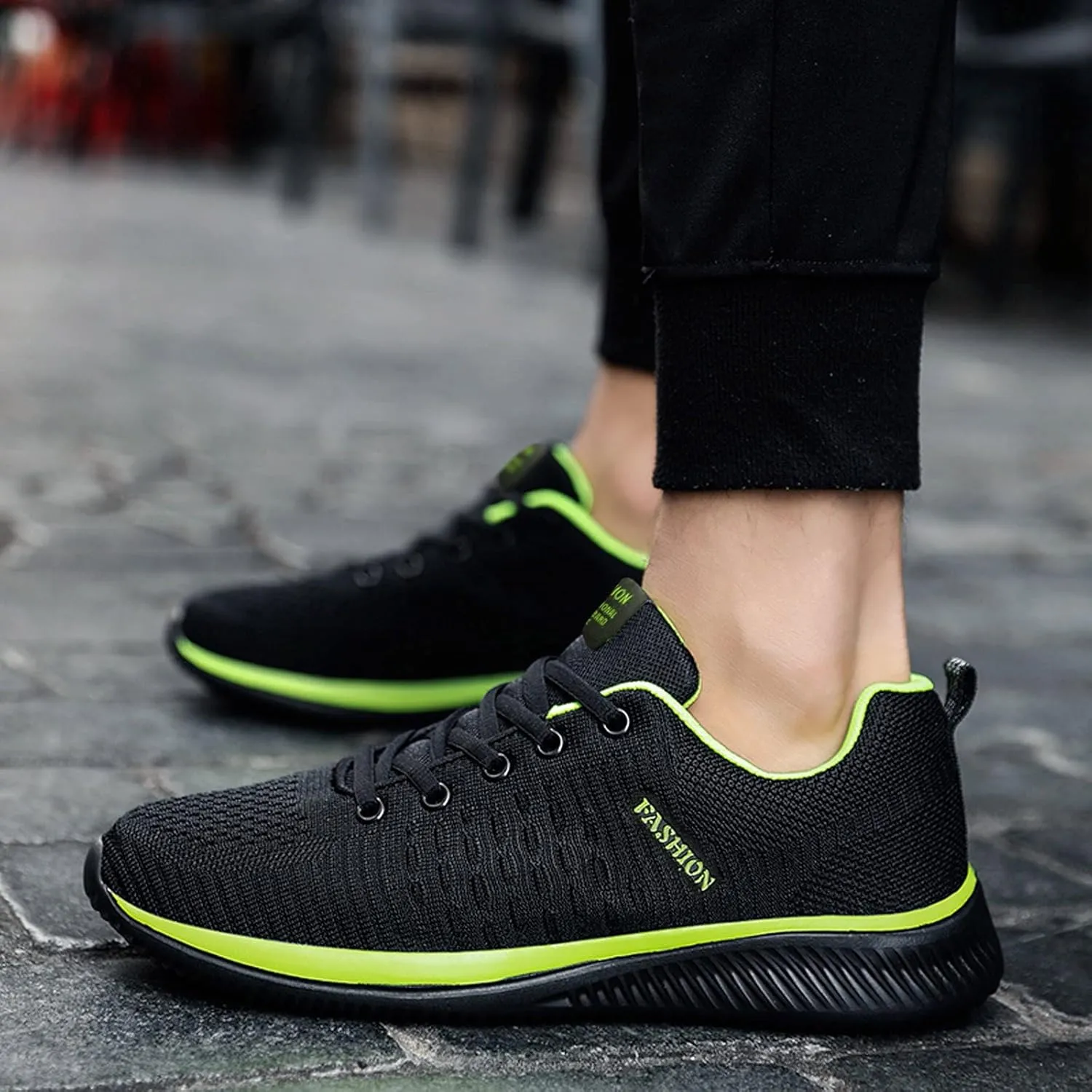 Women's Running Walking Tennis Shoes Comfortable Lace Up Mens Tennis Shoes Mesh Breathable Casual Slip On Shoes Dress Sneakers White Tennis Shoe Trainers Shoe