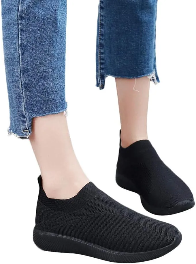 Women's Slip On Sneakers Lightweight Breathable Non Slip Work Shoes Women Loafers Men's Shoes Casual Casual Sneakers White Tennis Shoe Trainers Shoe