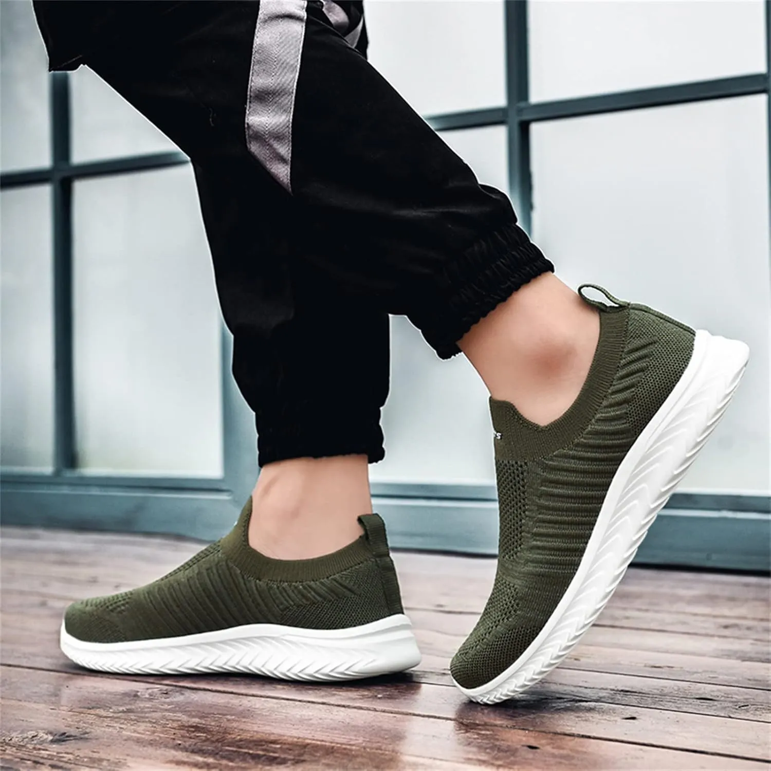 Womens Slip On Walking Shoes Non Slip Running Shoes Mens Tennis Shoes Winter Casual Tennis Shoes Platform Sneakers White Tennis Shoe Trainers Shoe