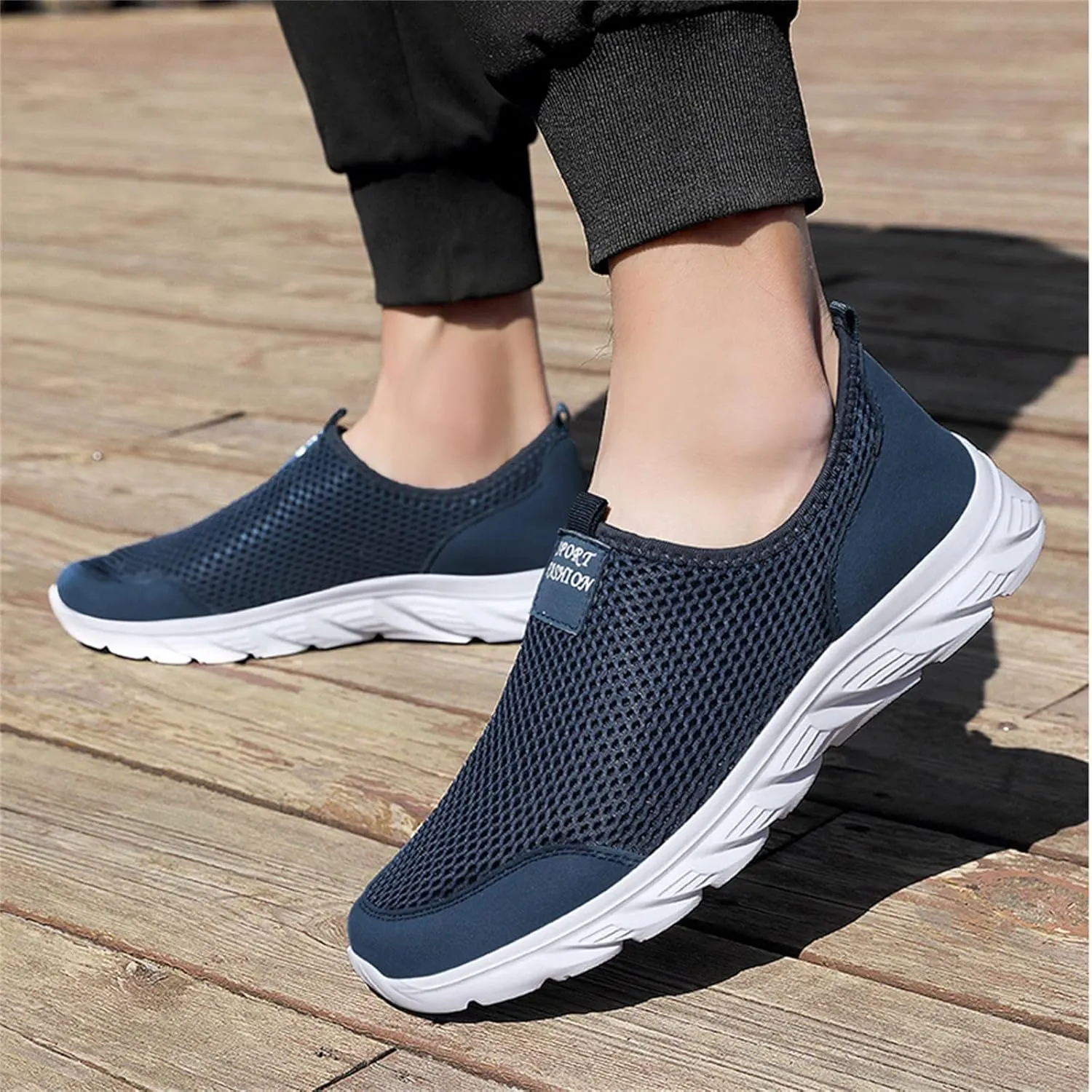 Women's Slip On Walking Shoes Running Comfortable Womens Running Shoes Wide Feet Men Casual Shoes Women Shoes Sneakers White Tennis Shoe Loafers Shoe