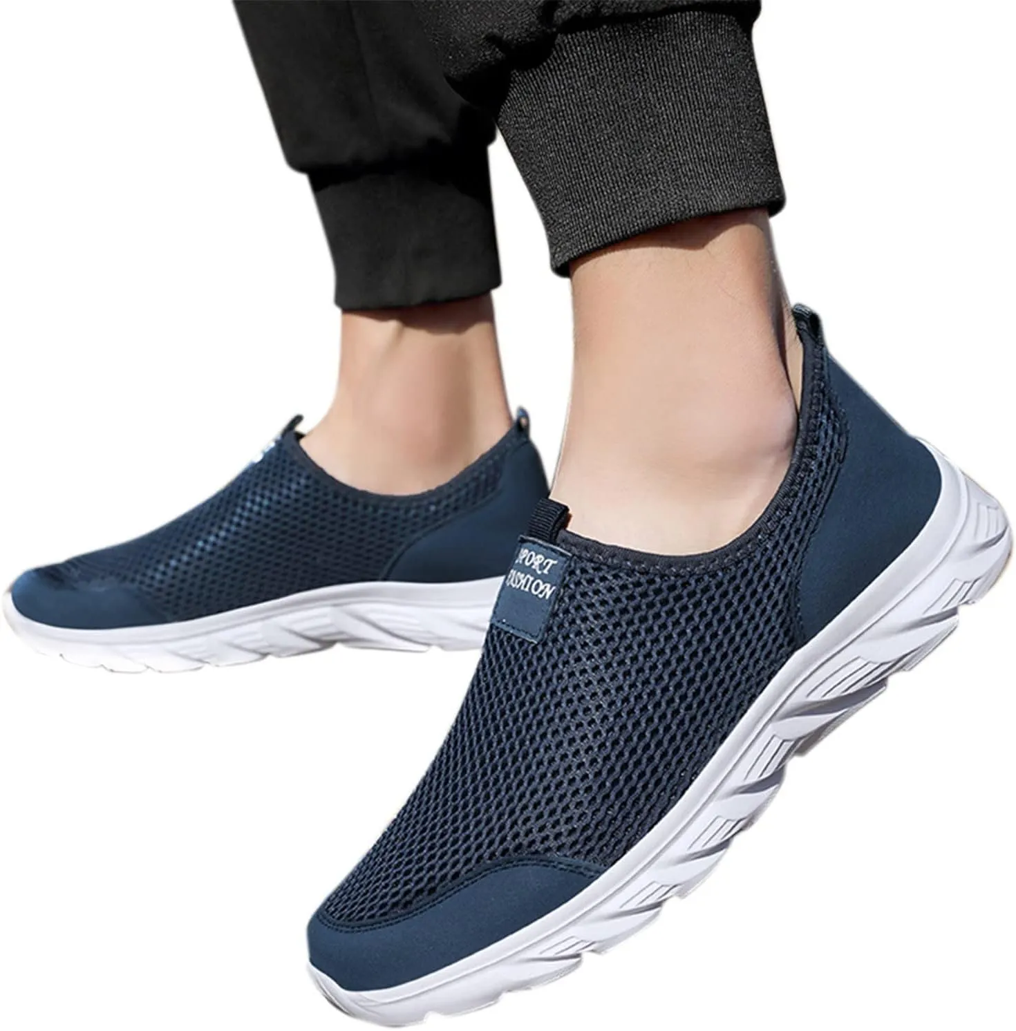 Women's Slip On Walking Shoes Running Comfortable Womens Running Shoes Wide Feet Men Casual Shoes Women Shoes Sneakers White Tennis Shoe Loafers Shoe