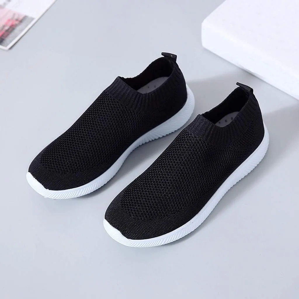 Women's Walking Shoes Arch Support Non Slip Mens Casual Shoes Mesh Breathable Women Casual Shoes Casual Sneakers Platform Tennis Shoe White Loafers