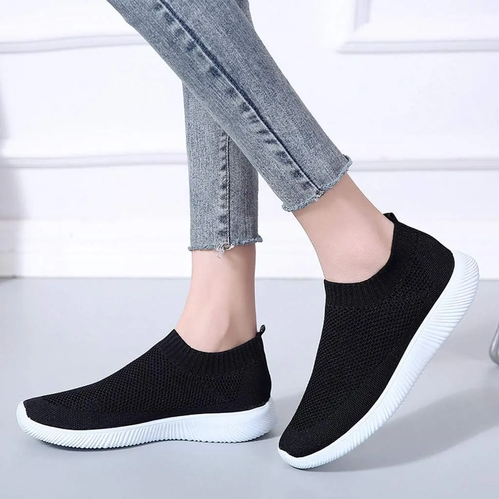 Women's Walking Shoes Arch Support Non Slip Mens Casual Shoes Mesh Breathable Women Casual Shoes Casual Sneakers Platform Tennis Shoe White Loafers
