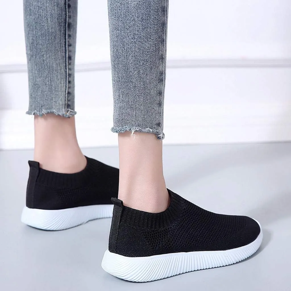 Women's Walking Shoes Arch Support Non Slip Mens Casual Shoes Mesh Breathable Women Casual Shoes Casual Sneakers Platform Tennis Shoe White Loafers