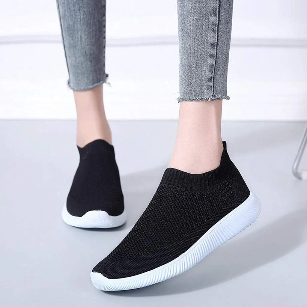 Women's Walking Shoes Arch Support Non Slip Mens Casual Shoes Mesh Breathable Women Casual Shoes Casual Sneakers Platform Tennis Shoe White Loafers