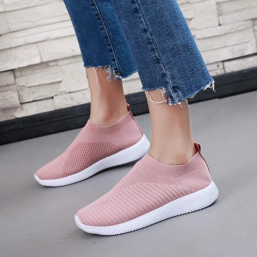 Womens Walking Shoes Sock Casual Ladies Fashion Sneakers Tennis Shoes Womens Dressy Casual Shoes Shoes Sneakers Brown Tennis Shoe Loafers Casual Slip On