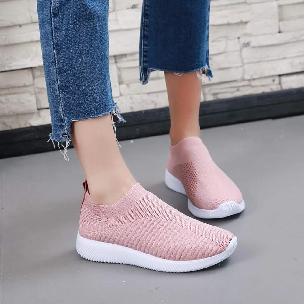 Womens Walking Shoes Sock Casual Ladies Fashion Sneakers Tennis Shoes Womens Dressy Casual Shoes Shoes Sneakers Brown Tennis Shoe Loafers Casual Slip On
