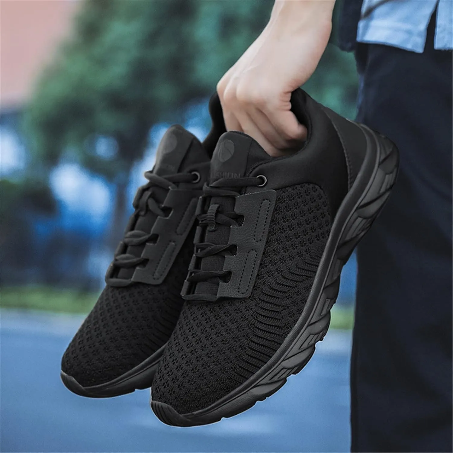 Workout Athletic Sport Shoes for Men Comfortable Breathable Lightweight Tennis Shoe Non Slip Barefoot Sneaker