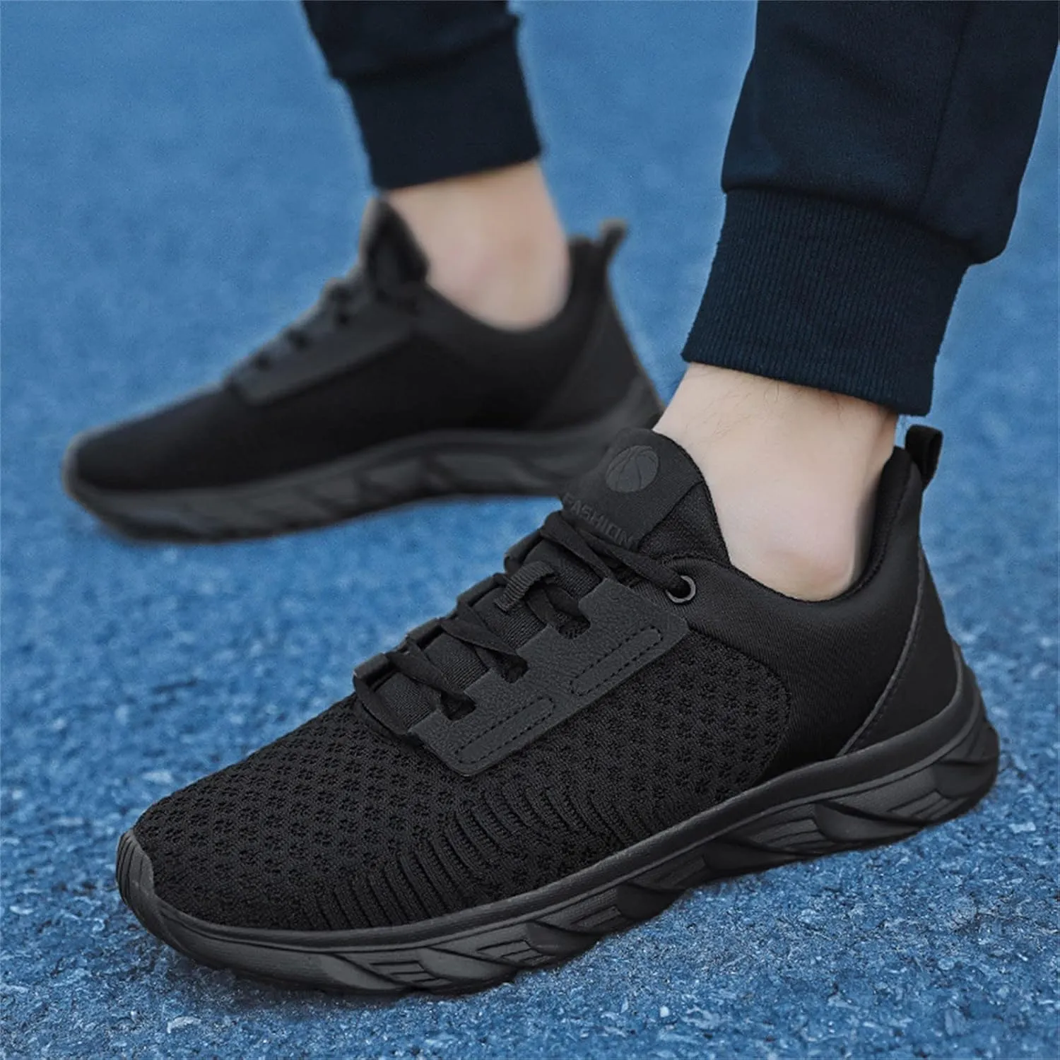 Workout Athletic Sport Shoes for Men Comfortable Breathable Lightweight Tennis Shoe Non Slip Barefoot Sneaker