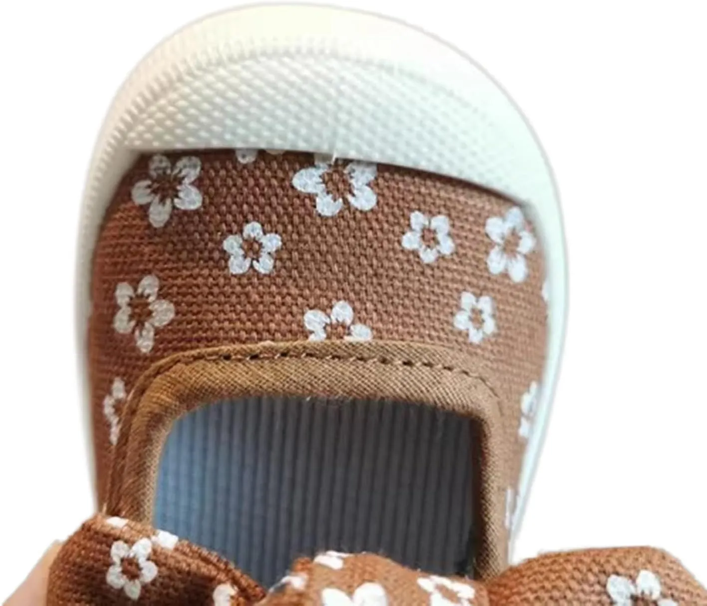 YIBLBOX Toddler Girl's Mary Jane Flat Shoes Canvas Bowknot Sneakers for Kids School Uniform Casual Soft Walking Dress Shoes